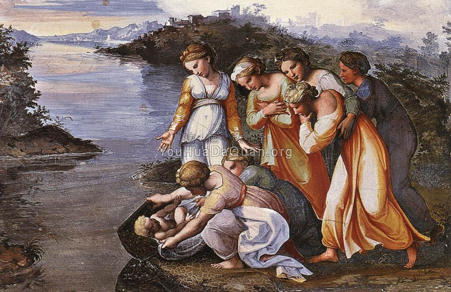 Moses Saved from the Water - 拉斐尔